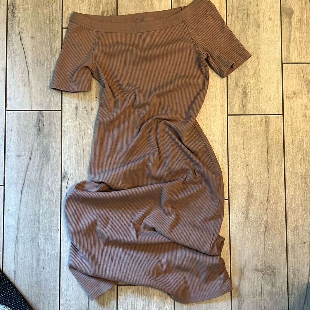 Dusty Rose Knit Dress